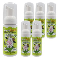 Snowbuddy 泡沫兒童牙膏薄荷, 45ml, 6個