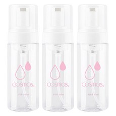 台灣 COSMOS 慕絲瓶 #19 40ml, 透明色, 3個