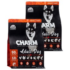 CHARM 野性魅力 犬糧 成犬配方, 雞肉 + 鯡魚, 2000g, 2袋