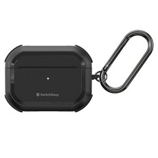 SwitchEasy 魚骨牌 Defender 軍規耐衝擊保護套, 黑色, 1個, AirPods Pro