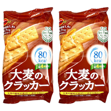 BOURBON 北日本 大麥蘇打餅, 136g, 2袋