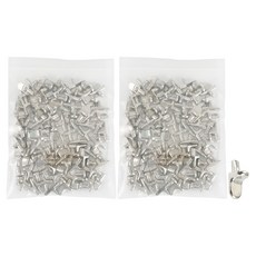 層板托 100入, 銀色, 2個