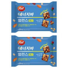 포스트 밸런스 미니 에너지바, 231g, 2개