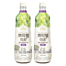 쁘띠첼 미초 청포도, 900ml, 2개