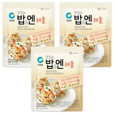 청정원 맛있는 밥 엔 해물, 24g, 3개