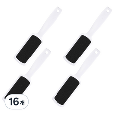 포밍홈 효과적인 발각질제거 양면 사포형 흰색, 27g, 16개, 1개입