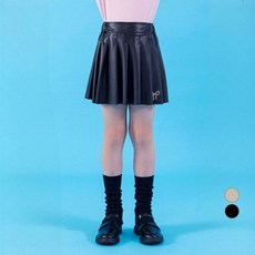 ILoveJ Wonderland蝴蝶結皮革百褶裙