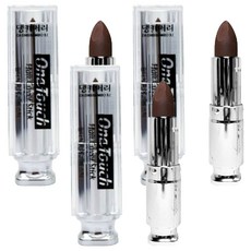 댕기머리 원터치 헤어 커버 스틱 4g, 자연갈색, 3개