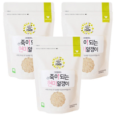 그린원푸드 죽이되는 현미알갱이, 3개, 250g