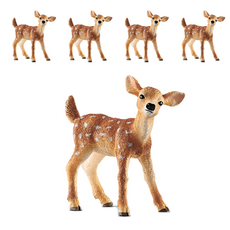 schleich 史萊奇 白尾小鹿公仔 SL14820, 5個