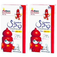 BAC 倍爾康 火辣粗顆保險套, 12個, 2盒