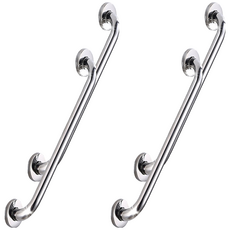 安全扶手 標準型 霧面, 鍍鉻銀, 4個