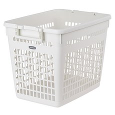 Changsin Living 昌信生活 FRANCO 大容量附提把洗衣籃 50L, 白色