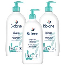 Biolane 法貝兒 保濕身體乳, 3瓶, 350ml