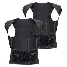 昇瑋 防駝背背心 黑色, 2件