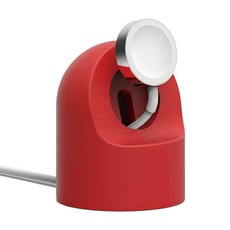 智能手錶充電座 紅色 簡約時尚 桌面收納 1個 Apple Watch ..., Apple Watch Series, Apple Watch Nightstand Mode (WatchOS 2 or Latest Version)