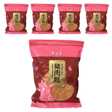 廣達香 豬肉鬆, 精選後腿豬肉, HACCP與ISO22000認證, 1kg, 5包