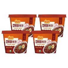 MONGGO FOODS INC. Byulmi Pocha杯裝炸醬炒年糕, 135g, 4入