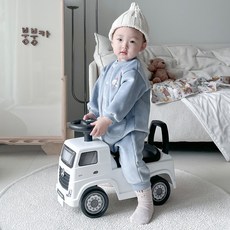 Daehotoys 兒童用賓士Actros滑步車, 旋律白, 1個