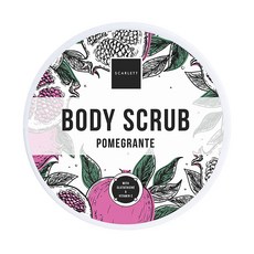 SCARLETT Whitening 美體磨砂膏 石榴 250ml, 1罐