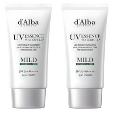 달바 워터풀 마일드 선크림 SPF50+ PA++++, 50ml, 2개