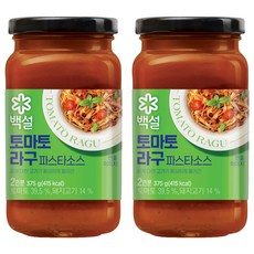 CJ BEKSUL 白雪 番茄肉醬義大利麵醬, 2個, 375g