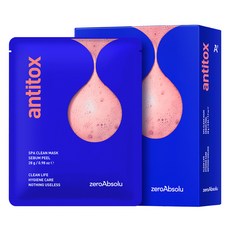 antitox Sparklin面膜 油脂清潔 224g, 8入, 1個