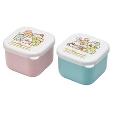 Skater MO1WAG 迷你抗菌容器 130ml x 2件組, 角落小夥伴, 1套