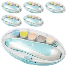 紅豆新生兒指甲修剪器, 藍色, 6個