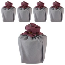 Salty Goseoim 的 Bojagi 包裝圓形 Eunbibora 海藻鹽, 300g, 5個