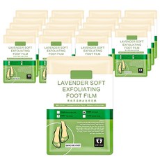 小麥購物 去角質脫皮腳膜 薰衣草去角質足膜 S344, 4入, 5組, 58g