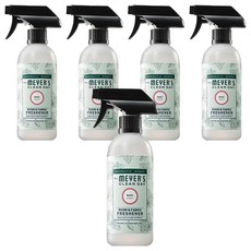 미세스마이어스클린데이 섬유&공간 탈취제 본품 바질향, 390ml, 5개