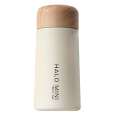 르리에 할로 미니 보온보냉병, 화이트, 150ml, 1개