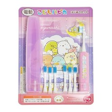 minimum 電動牙刷 角落生物 Set (本體+6替換刷頭), 紫, 1盒, DB-5PSGHSET