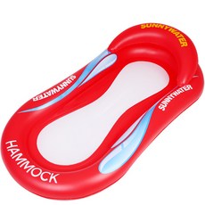 SUNNYWATER 造型充氣游泳水床, Sunny Water 超大吊床管（紅色）, 1個