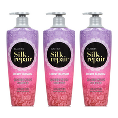 엘라스틴 실크 리페어 컨디셔너 체리블라썸향, 550ml, 3개