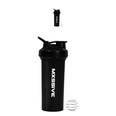 MXSSIVE 經典黑色搖搖杯 1個 800ml, 黑色, 2個