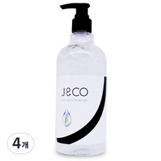 제이앤코 티트리 쿨링겔, 500ml, 4개
