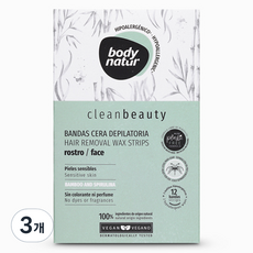 Clean Beauty 臉部除毛蜜蠟貼片, 3個
