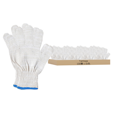 Tamsaa 棉手套 50克 100雙, 白色