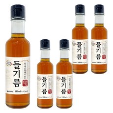 복이네먹거리 통들깨로 만든 진한맛 들기름, 180ml, 5개