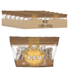 新宏 蕎麥關廟麵, 12個, 600g