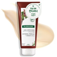 KLORANE 蔻蘿蘭 奎寧雪絨花潤髮乳 草本與木質香, 200ml, 1個