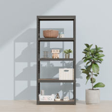 랙셈블 국내 제조 조립식 선반, 블랙, 5단