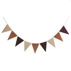 收涎布置組, 經典拉旗 棕色, 1組