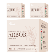 Air QUEEN Arbor護墊, 加長型(17.5cm), 3盒, 20片