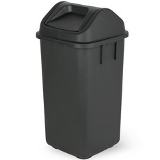 Changsin Living 昌信生活 FRANCO 公共垃圾桶 35L, 黑色, 1個