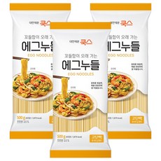 Daehan Flour Mills Kukseu 雞蛋麵, 3個, 500g