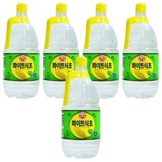 오뚜기 화이트 식초, 1.8L, 5개