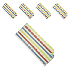 儂儂彈力毛巾 10倍吸水力 擦髮巾 擦頭巾 運動毛巾, 米藍, 5條